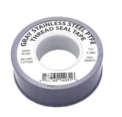نوار مهر و موم 19 میلی متری PTFE 100٪ تفلون خاکستری