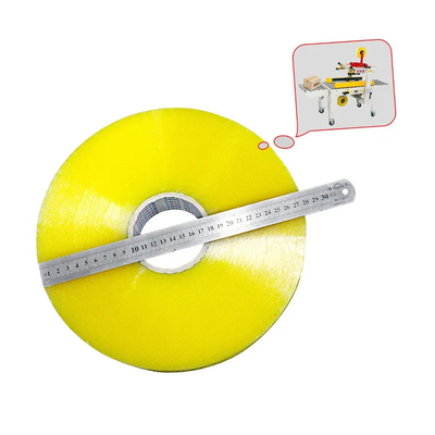 نوار بسته بندی صنعتی Bopp سفارشی Heavy Duty شفاف لیمویی رنگ