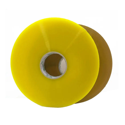 نوار بسته بندی صنعتی Bopp سفارشی Heavy Duty شفاف لیمویی رنگ