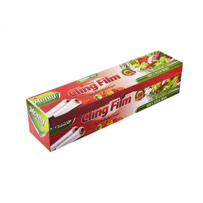 روکش فیلم چسبناک PVC شفاف برای بسته بندی پلاستیکی درجه مواد غذایی