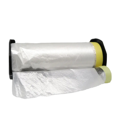 PE Peinters Pre Tapeed Masking Film Masking Protection Folded Protection Masker Hand Masker for Painting