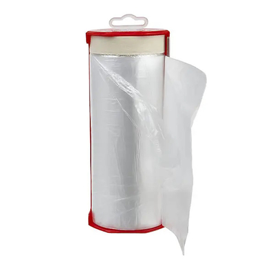 PE Peinters Pre Tapeed Masking Film Masking Protection Folded Protection Masker Hand Masker for Painting